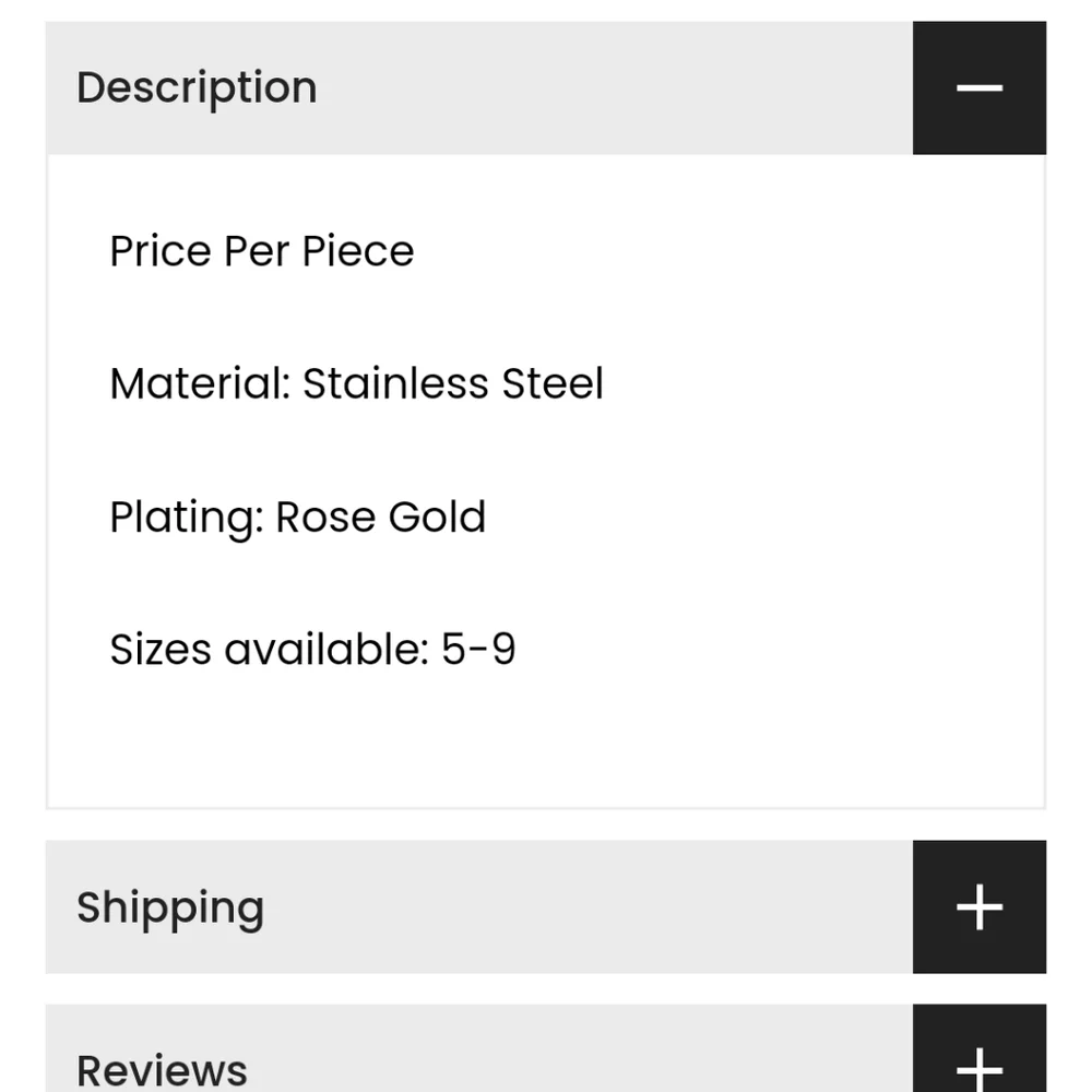 Two Stackable Rings NWOT - Picture 5 of 5